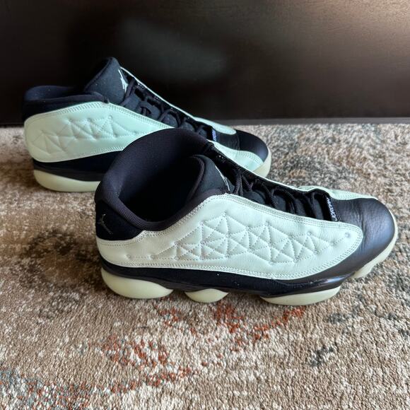 Nike Air Jordan 13 Retro Low Singles Day DM0803-300 Barley Green Black Mens 11.5 - Picture 6 of 13